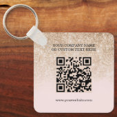 Bedrijfsnaam en Logo Sleutelhanger (Voorkant)