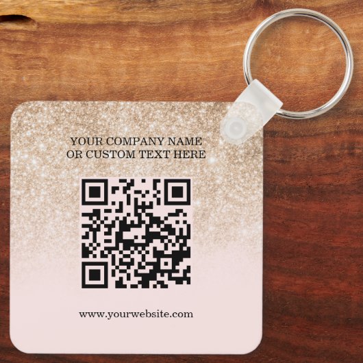 Bedrijfsnaam en Logo Sleutelhanger (Achterkant)