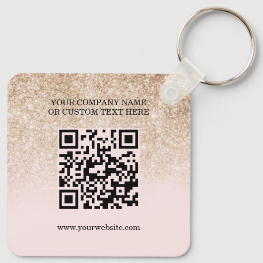 Bedrijfsnaam en Logo Sleutelhanger (Achterkant)