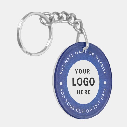 Bedrijfsnaam en Logo Sleutelhanger (Voorkant Links)