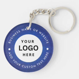 Bedrijfsnaam en Logo Sleutelhanger