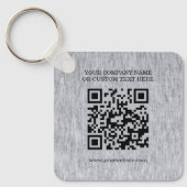 Bedrijfsnaam en Logo Sleutelhanger (Voorkant)