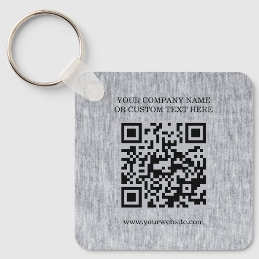 Bedrijfsnaam en Logo Sleutelhanger (Voorkant)