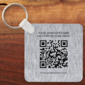 Bedrijfsnaam en Logo Sleutelhanger (Voorkant)