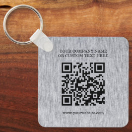 Bedrijfsnaam en Logo Sleutelhanger