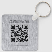 Bedrijfsnaam en Logo Sleutelhanger (Achterkant)