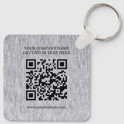 Bedrijfsnaam en Logo Sleutelhanger (Achterkant)