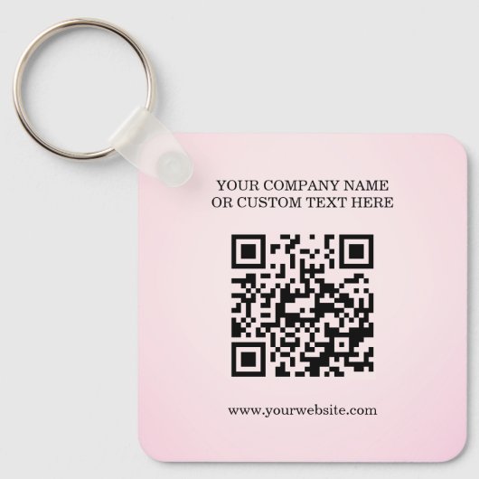 Bedrijfsnaam en Logo Sleutelhanger (Voorkant)