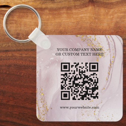 Bedrijfsnaam en Logo Sleutelhanger (Voorkant)