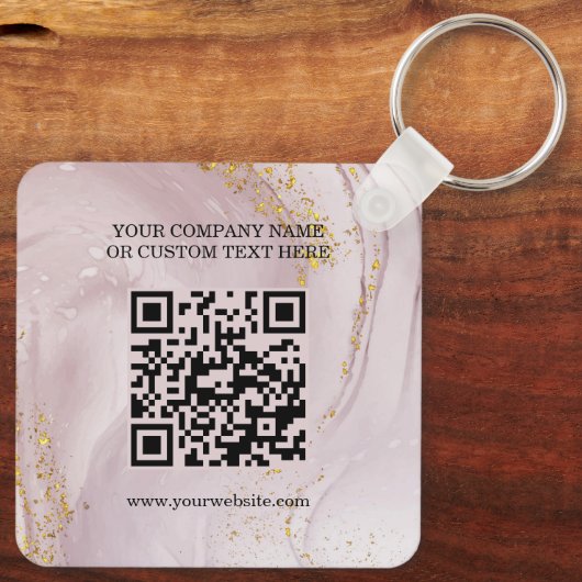 Bedrijfsnaam en Logo Sleutelhanger (Achterkant)