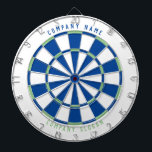 Bedrijfsnaam en Slogan Kantoor game Room Blue/Gree Dartbord<br><div class="desc">Wil je je werknemers aantrekken om naar de kantoor te gaan? Verbeter uw kantoor-gamekamer met dit dartboard met de merkkleuren van uw bedrijf, de bedrijfsnaam en de slogan/tagline/waarden. Laat ze hard werken en hard spelen in de kantoor! Houd uw werknemers betrokken bij de kantoor-brede wedstrijden. Hulp nodig bij het aanpassen...</div>