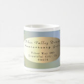 Bedrijfsnaam Floral Emblem Koffiemok (Center)