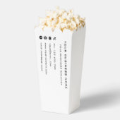 Bedrijfsnaam Info Bedrijf Promotionele Popcorn Box Bedankdoosjes (Popped)