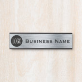 Bedrijfsnaam Kantoor Deurteken Slvr Kijk Deurbordje (Voorkant)