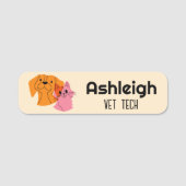 Bedrijfsnaam kiezen naamplaatje (Voorkant)