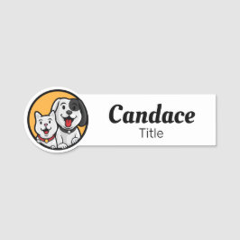 Bedrijfsnaam kiezen naamplaatje