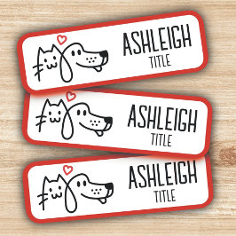 Bedrijfsnaam kiezen naamplaatje