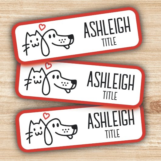 Bedrijfsnaam kiezen naamplaatje