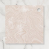 Bedrijfsnaam Kledinggrootte Labels Marmer Labels (Achterkant)