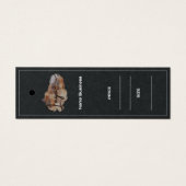  Bedrijfsnaam logo Kleding Label Mini Visitekaartjes (Voorkant)