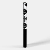 Bedrijfsnaam & Logo Patroon Case-Mate iPhone Case (Achterkant / Rechts)