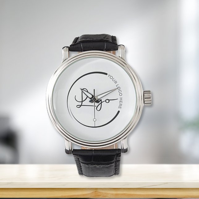 Bedrijfsnaam Logo Promotioneel Horloge (Creator heeft geüpload)