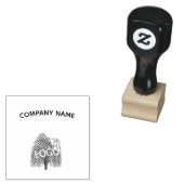 Bedrijfsnaam Logo Rubberstempel (Gestempeld)
