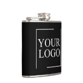 Bedrijfsnaam Logo toevoegen Bedrijf Professionele  Heupfles (Rechts)