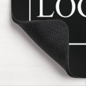 Bedrijfsnaam Logo toevoegen Bedrijf Professionele  Muismat (Hoek)