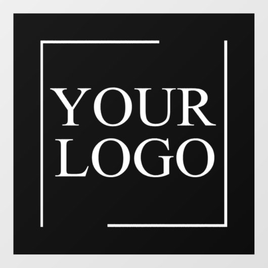 Bedrijfsnaam Logo toevoegen Bedrijf Professionele  Raamsticker (Vel)