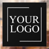 Bedrijfsnaam Logo toevoegen Bedrijf Professionele  Raamsticker (Vel 2)