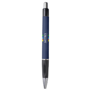 Bedrijfsnaam Logo Urban Modern Vertical Stripes Pen