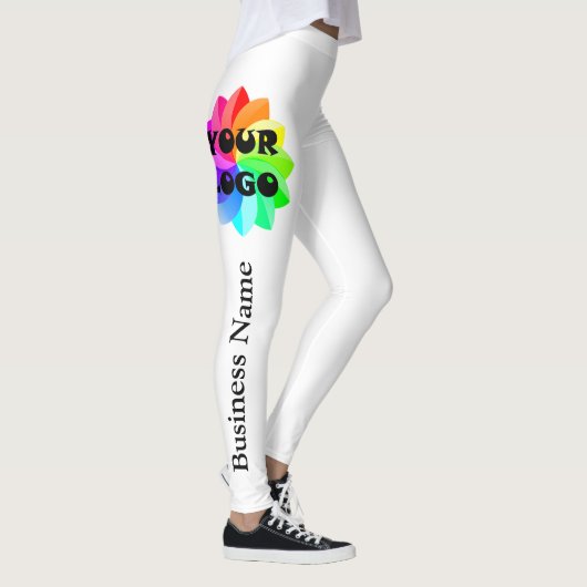 Bedrijfsnaam Logo Yoga Pants Pilates Hot Leggings (Rechts)