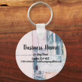 Bedrijfsnaam Marketing op maat Sleutelhanger (Voorkant)