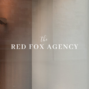 Bedrijfsnaam   merknaam van het bedrijf raamsticker