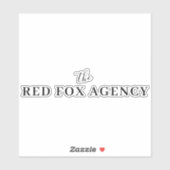 Bedrijfsnaam | merknaam van het bedrijf sticker (Vel)