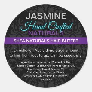 Bedrijfsnaam of Logo Product Jar of Container Ronde Sticker