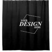 Bedrijfsnaam Ontwerp uw eigen naam Douchegordijn (Voorkant)