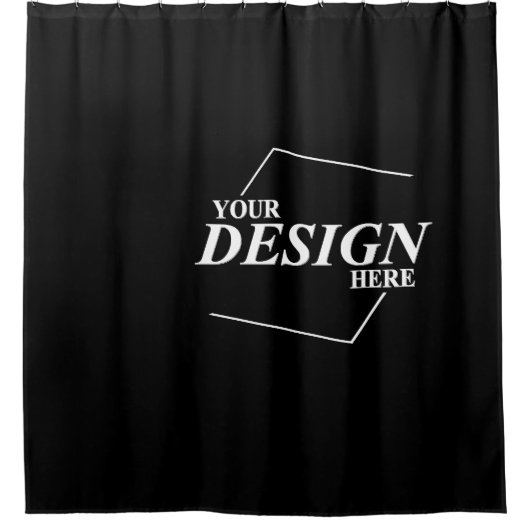 Bedrijfsnaam Ontwerp uw eigen naam Douchegordijn (Voorkant)
