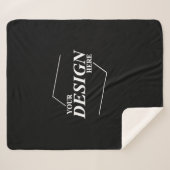 Bedrijfsnaam Ontwerp uw eigen naam Sherpa Deken (Voorkant (horizontaal))