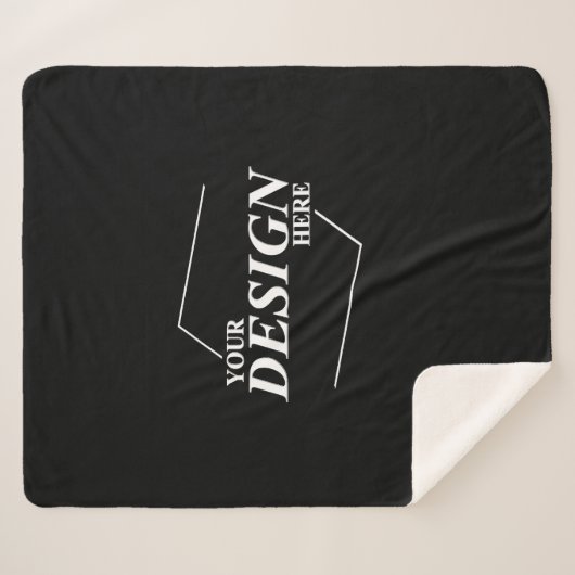 Bedrijfsnaam Ontwerp uw eigen naam Sherpa Deken (Voorkant (horizontaal))