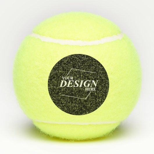 Bedrijfsnaam Ontwerp uw eigen naam Tennisballen (Achterkant)