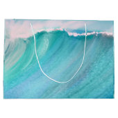 Bedrijfsnaam Promotie Blauw Groot Cadeauzakje (Achterkant)