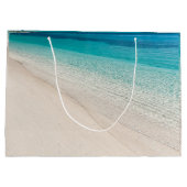 Bedrijfsnaam Promotional Beach Blue Groot Cadeauzakje (Achterkant)