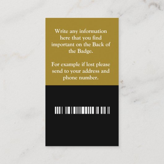 Bedrijfsnaam QR Code Bar Code Code Aangepast Visitekaartje (Achterkant)