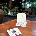 Bedrijfsnaam qr code instagram merk kleur bier onderzetter<br><div class="desc">Personaliseer en voeg uw bedrijfsnaam,  uw eigen QR-code toe aan uw Instagram-account en een tekst. Zwarte tekst. Met de tekst x2: Volg ons! Transparante achtergrond. U kunt uw merkkleur toevoegen in de ontwerptool.</div>