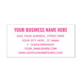 Bedrijfsnaam Return Address Self-Inking Stamp Zelfinktende Stempel (Design)
