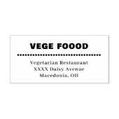 Bedrijfsnaam Rubber Stempel (Afrduk)