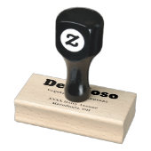 Bedrijfsnaam Rubber Stempel (Stempel)