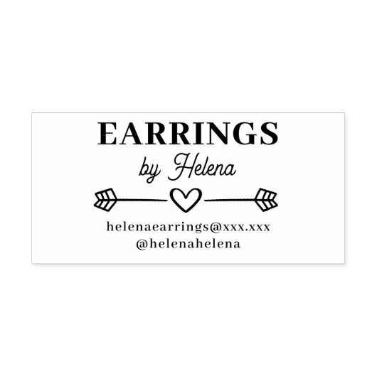 Bedrijfsnaam Rubber Stempel (Afrduk)